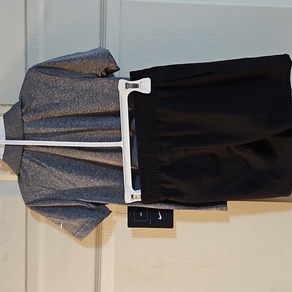 NIKE 3 BRAND 2 PIECE TODDLER SET: POLO/SHORTS:GRAY/BLACK: NEW WITH TAGS: SIZE 4T - Picture 5 of 5